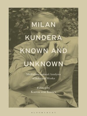 cover image of Milan Kundera Known and Unknown